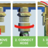 Oil draining steps