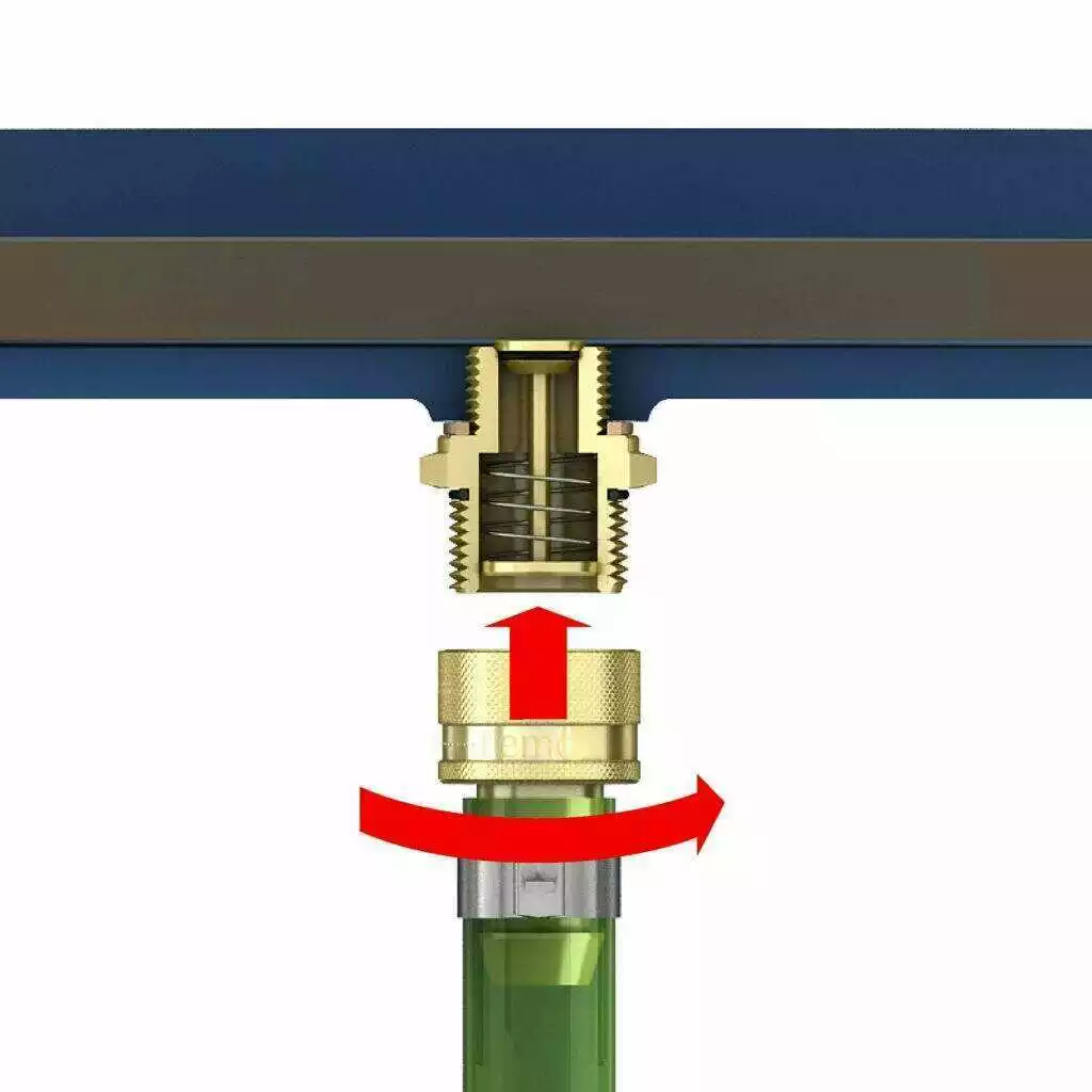 oil drain valve step 2