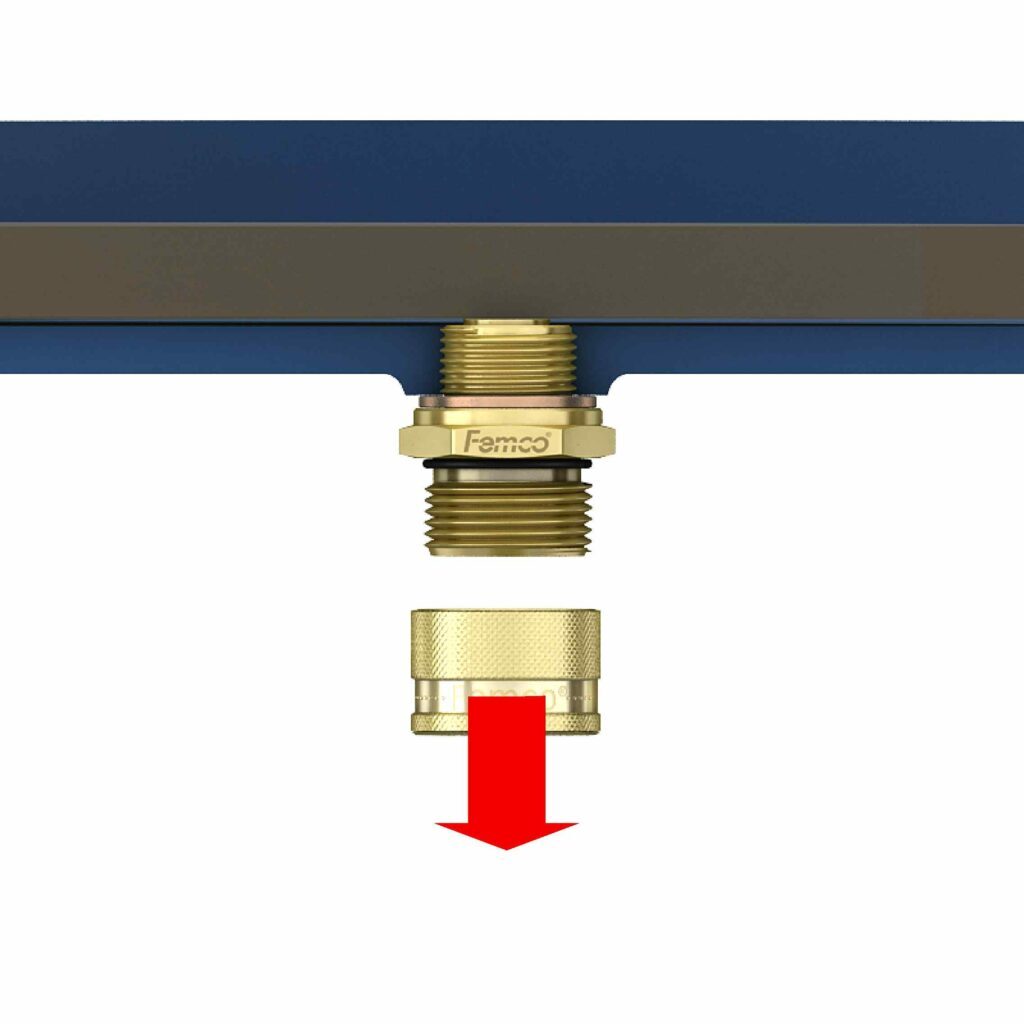 Oil drain plug step 1