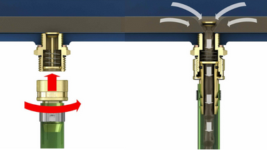 Drainer attached Oil change step 2 and 3