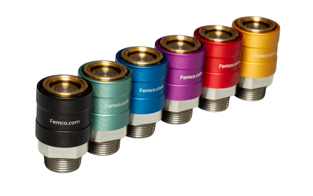 Color Coded NonDrip Plugs Femco