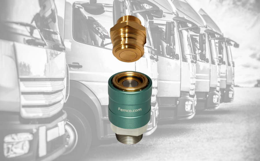Volvo Oil drain plug for truck engine