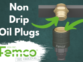Non drip oil plugs