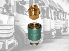 Volvo Oil drain plug for truck engine